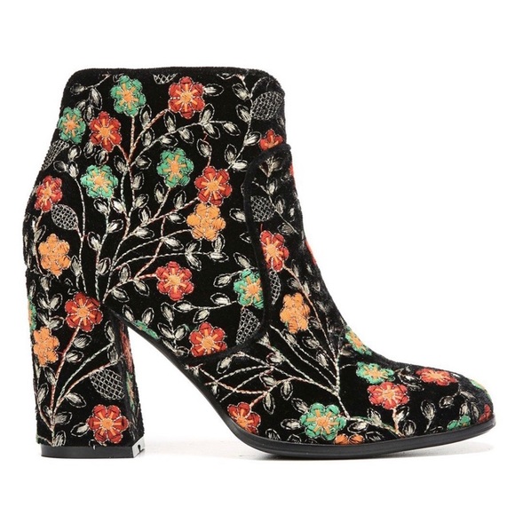 Fergie Shoes - Fergie Tesla embroidered ankle bootie